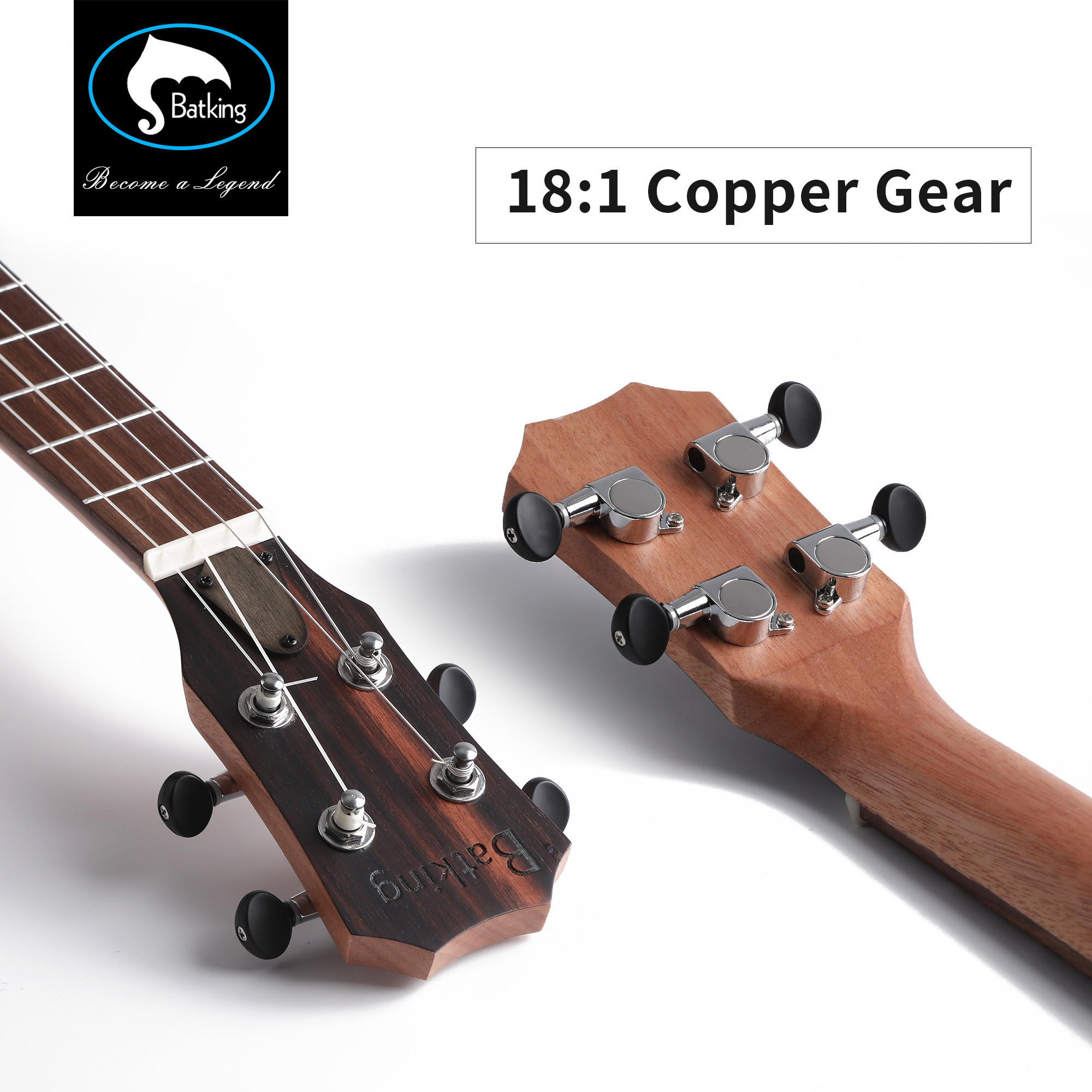 26 Inch All Blackwood Tenor Acoustic Electric Ukulele With Truss Rod With EQ with Gig Bag Strap Nylon String Electric Tuner Pick shaker(U4)
