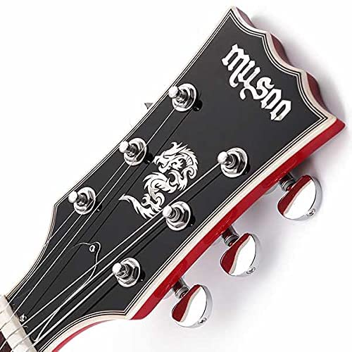 Musoo 335 style Jazz Electric Guitar Flame Maple top Semi Hollow Body Chromed Hardware(EJ03)