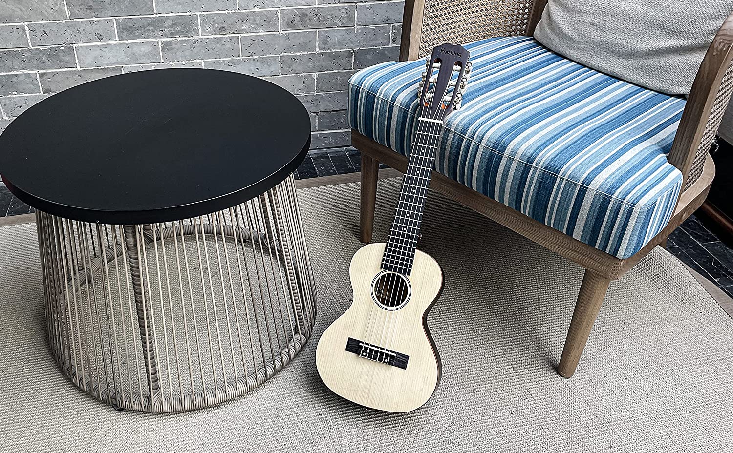 New 28 Guitalele 6 String Ukulele with Mini Travel Guitar Bag(UKG 02)