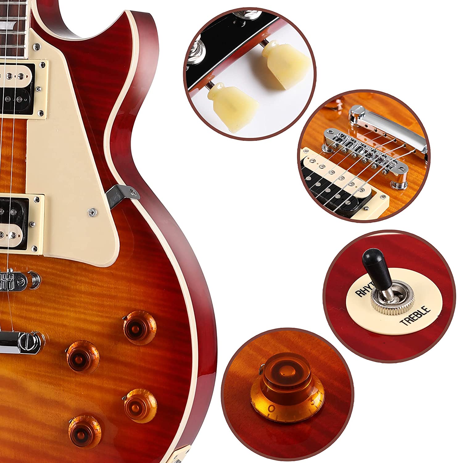  Batking LP Style Electric Guitar With Epip ProBucker Pickups(ELP 01)