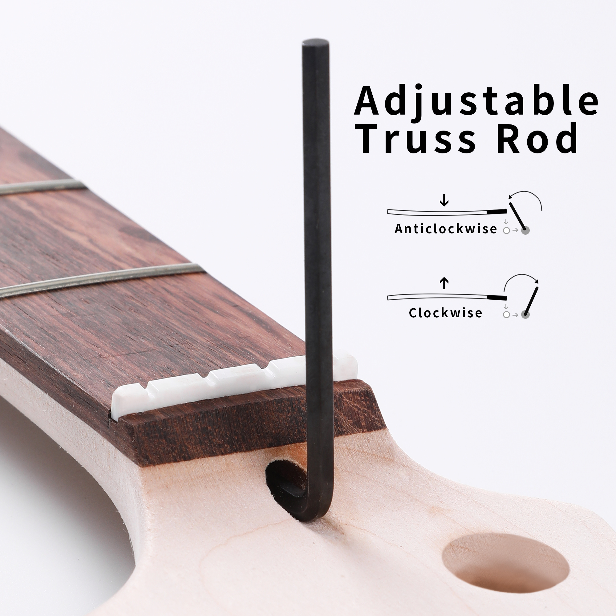 DIY Bass Guitar Kit Build Your Own Electric Bass With Paulownia Body Pickguard Electronics Maple Guitar Neck  Rosewood Fre(GK02)