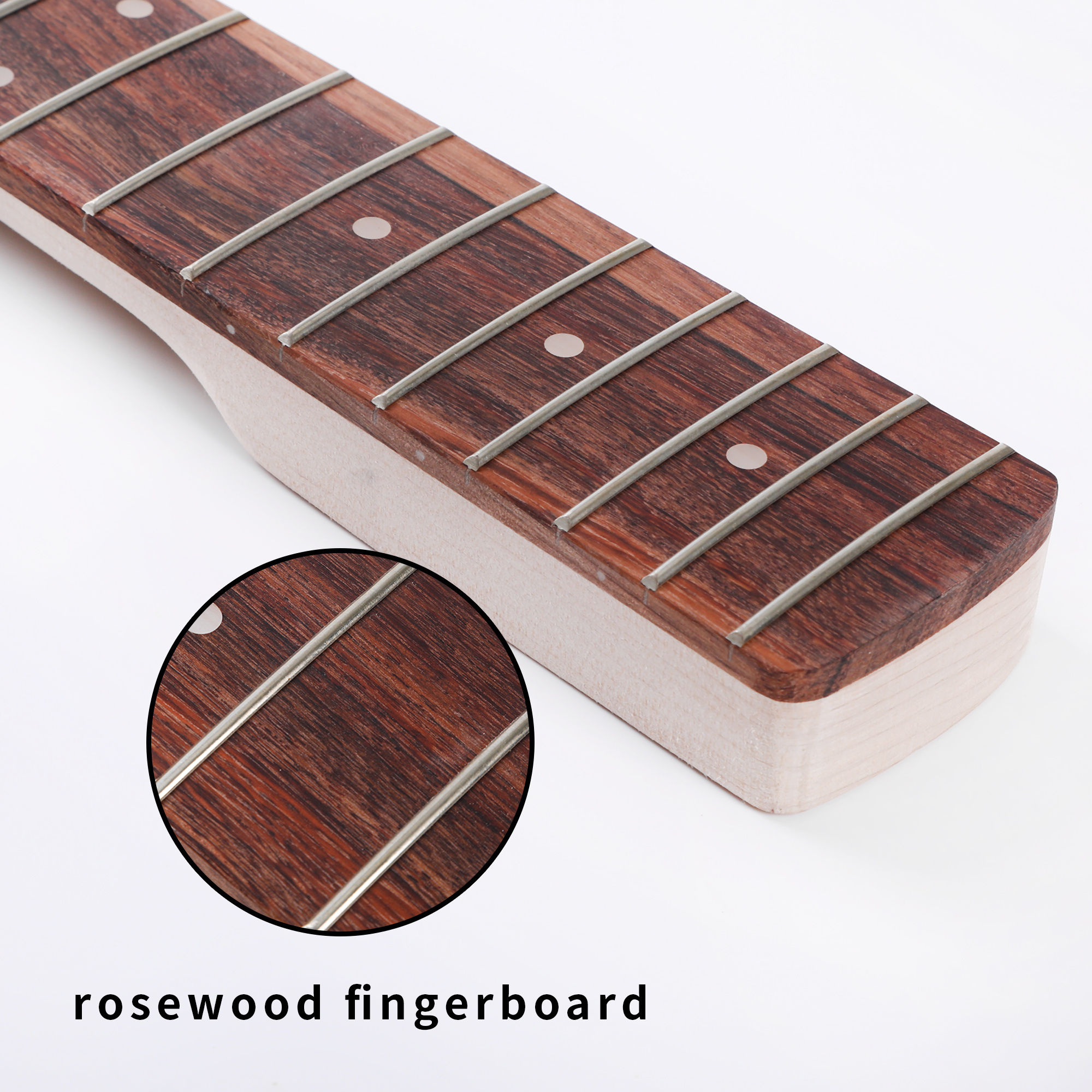 DIY Bass Guitar Kit Build Your Own Electric Bass With Paulownia Body Pickguard Electronics Maple Guitar Neck  Rosewood Fre(GK02)