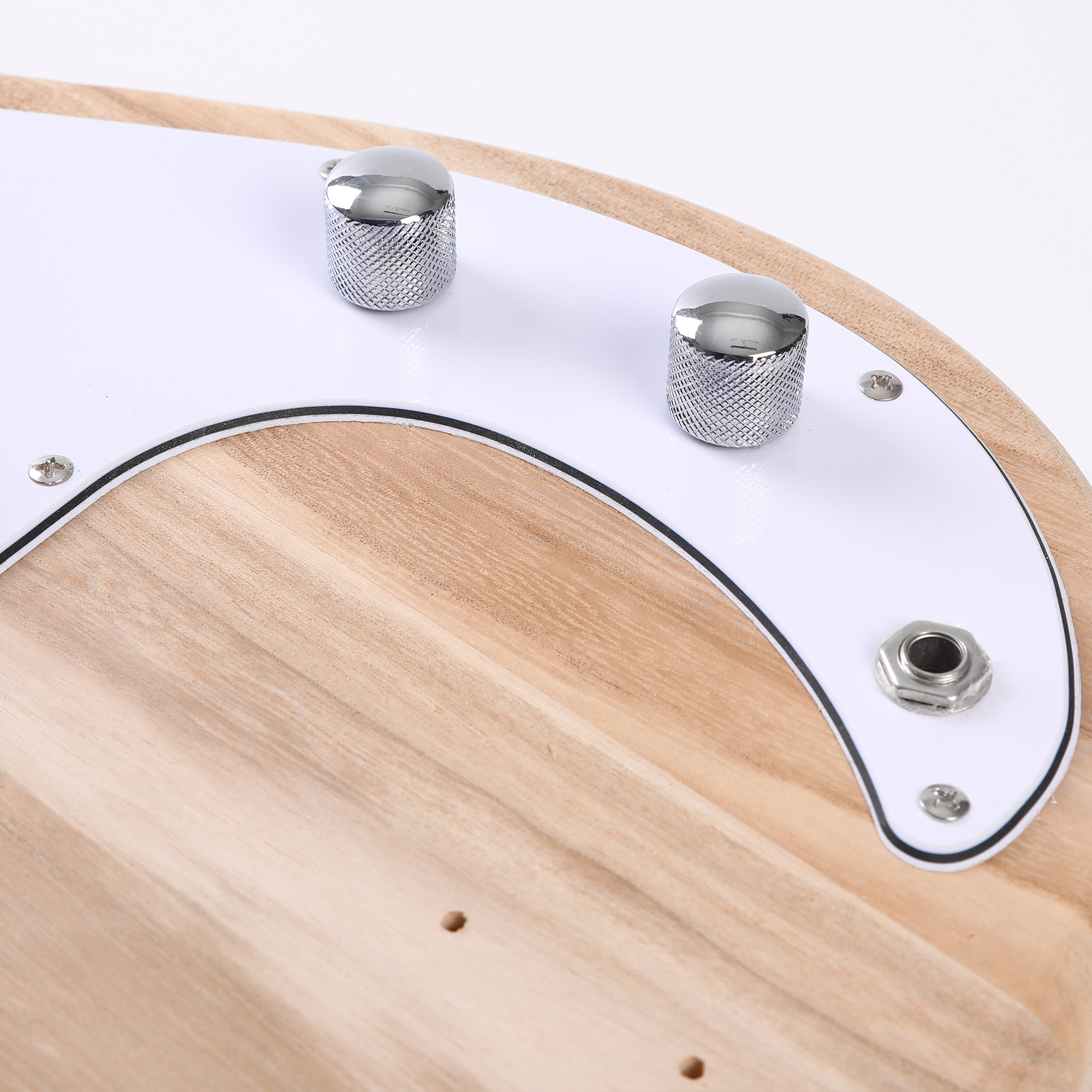 DIY Bass Guitar Kit Build Your Own Electric Bass With Paulownia Body Pickguard Electronics Maple Guitar Neck  Rosewood Fre(GK02)