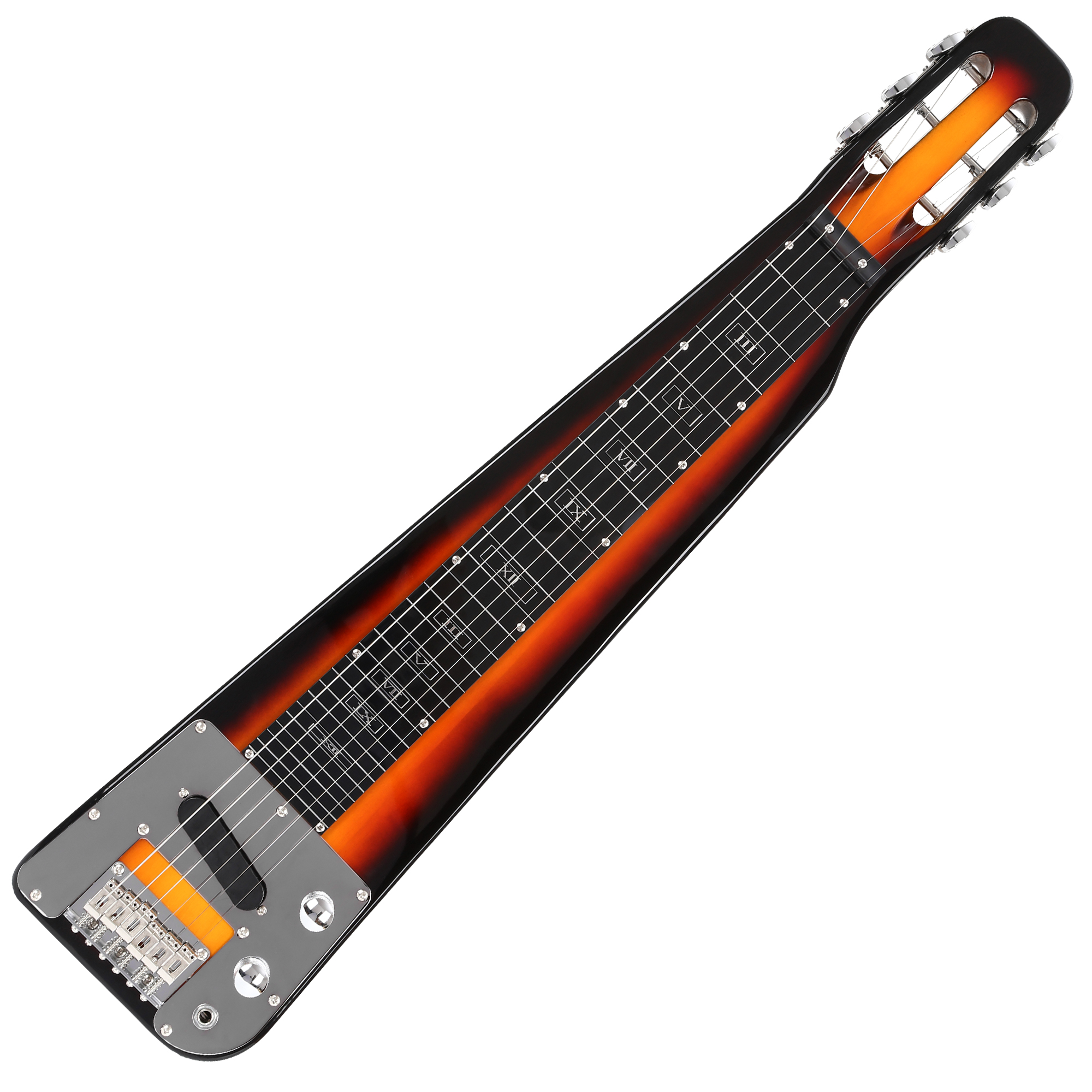 6 STRING SUNBURST ELECTRIC LAP STEEL GUITAR(LAP03)