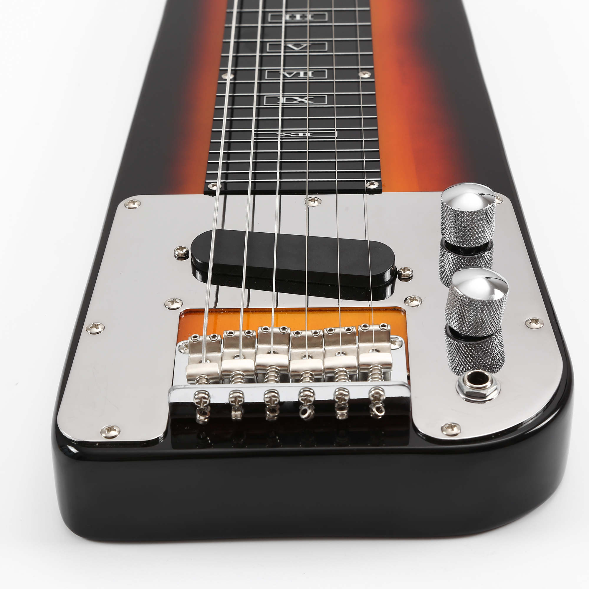 6 STRING SUNBURST ELECTRIC LAP STEEL GUITAR(LAP03)