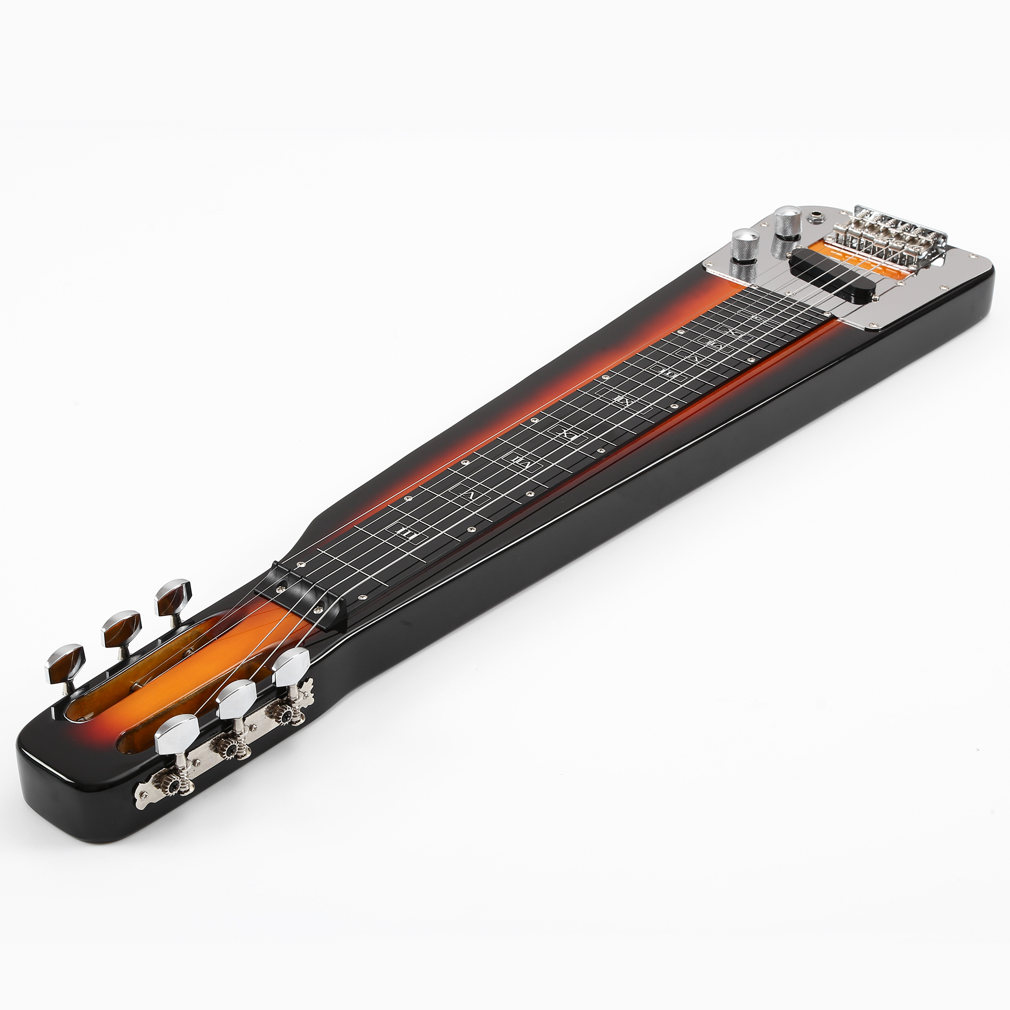6 STRING SUNBURST ELECTRIC LAP STEEL GUITAR(LAP03)