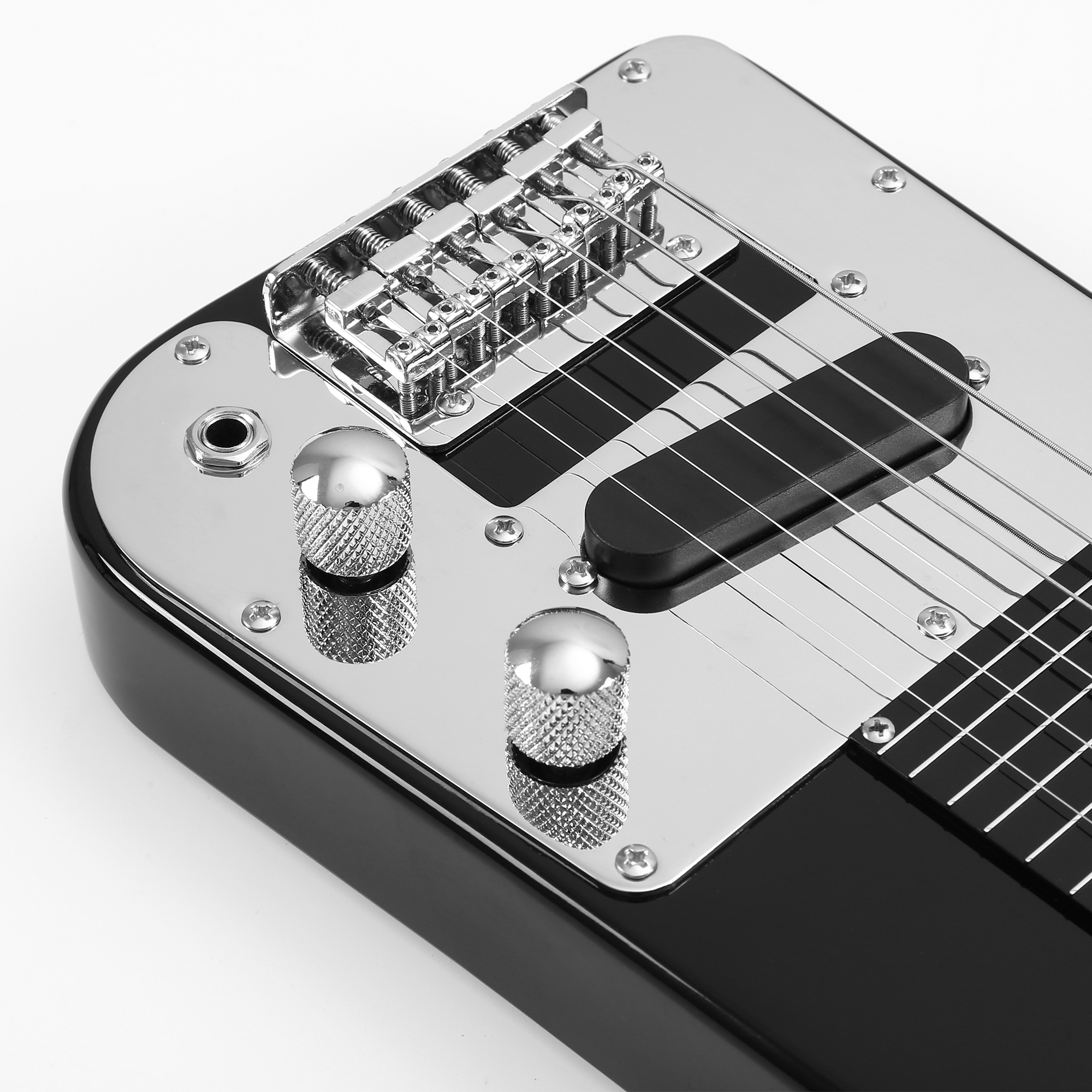 6 STRING BLACK ELECTRIC LAP STEEL GUITAR(LAP01)