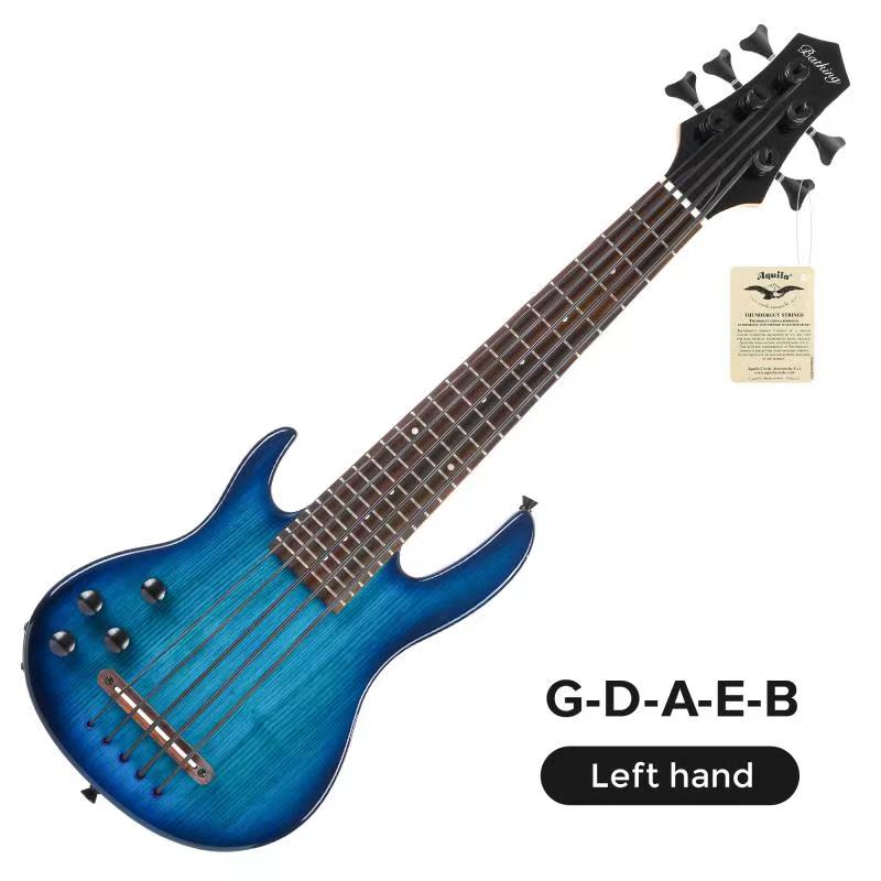 MiNi 5string left hand ukulele electric bass with gigbag(UBE 05L)