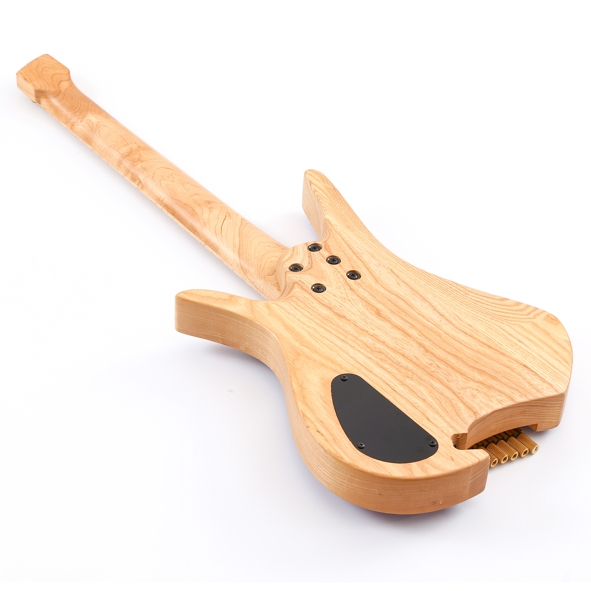 Batking 7 String Fanned Fret Headless Electric Travel Guitar with Multiscale Birdeyes Fingerboard Of Luminous Inlay(HF10)