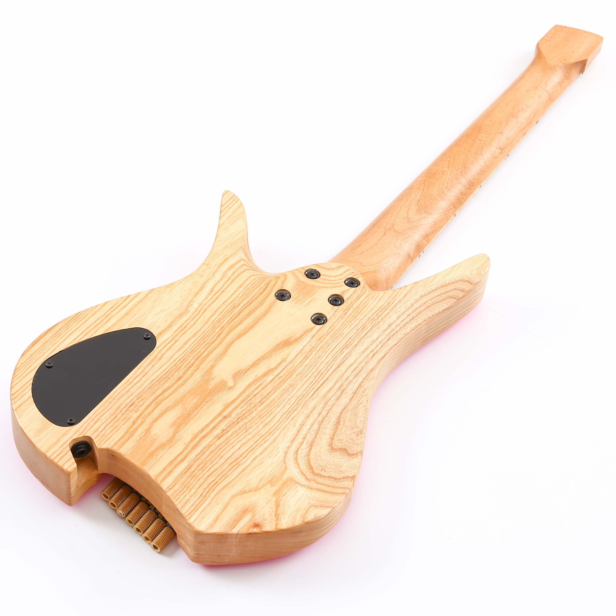 Batking 7 String Fanned Fret Headless Electric Travel Guitar with Multiscale Birdeyes Fingerboard Of Luminous Inlay(HF 09)