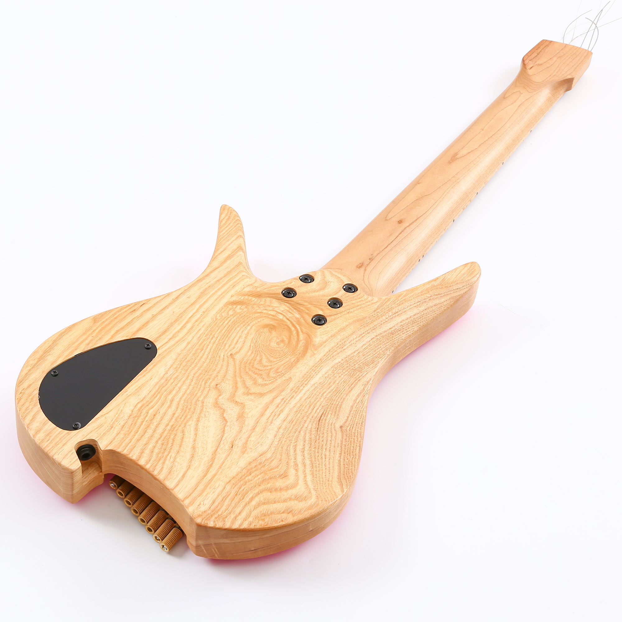 Batking  8 String  Fanned Fret Headless Electric Travel Guitar with Multiscale Birdeyes Fingerboard  Of Luminous Inlay(HF07)