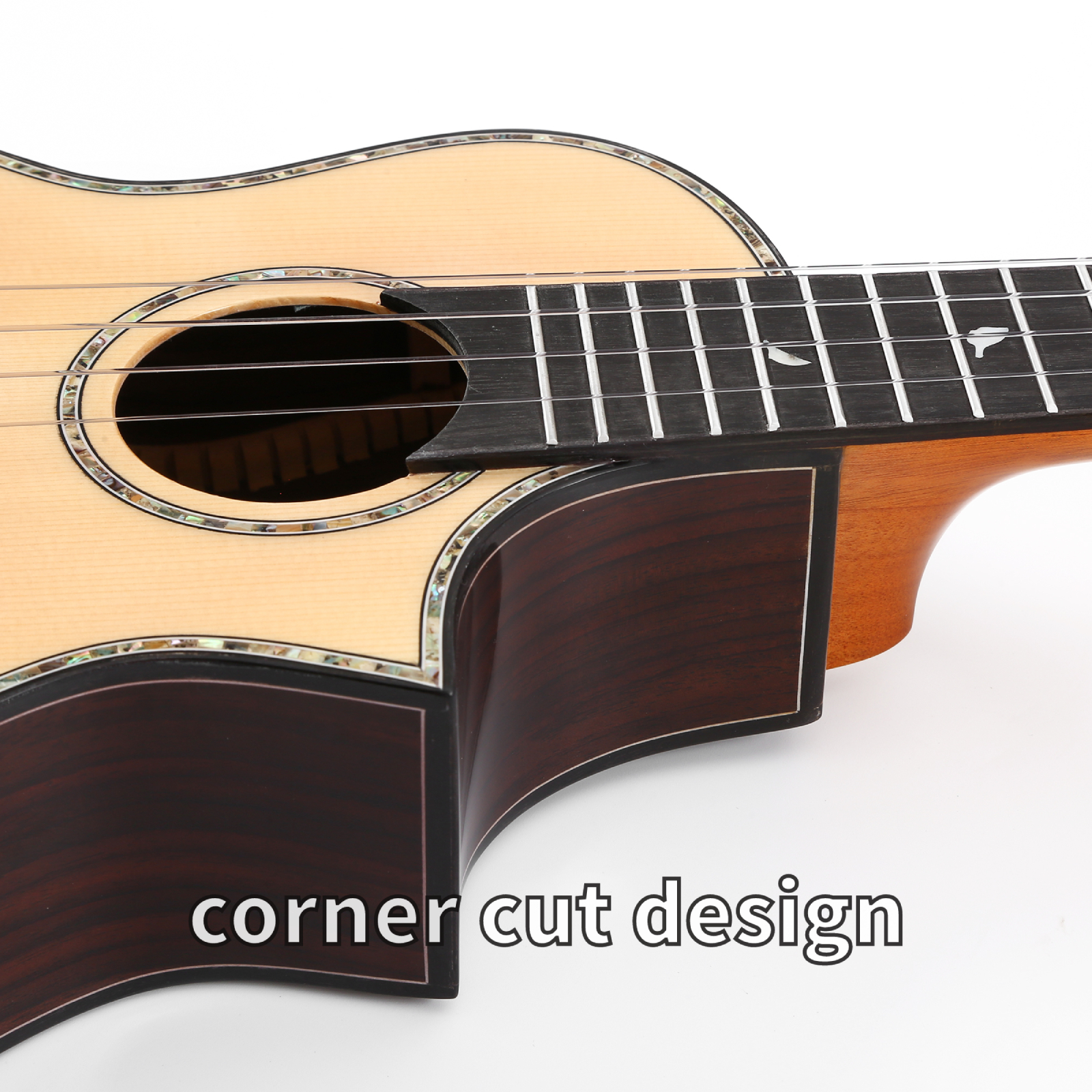 Batking Tenor Ukulele for Professional Solid Wood 26 inch Hawaiian Ukalalee for Adults Cutaway Travel Ukuleles for Kids Slotted Headstock Ukele with Gig Bag(U3)