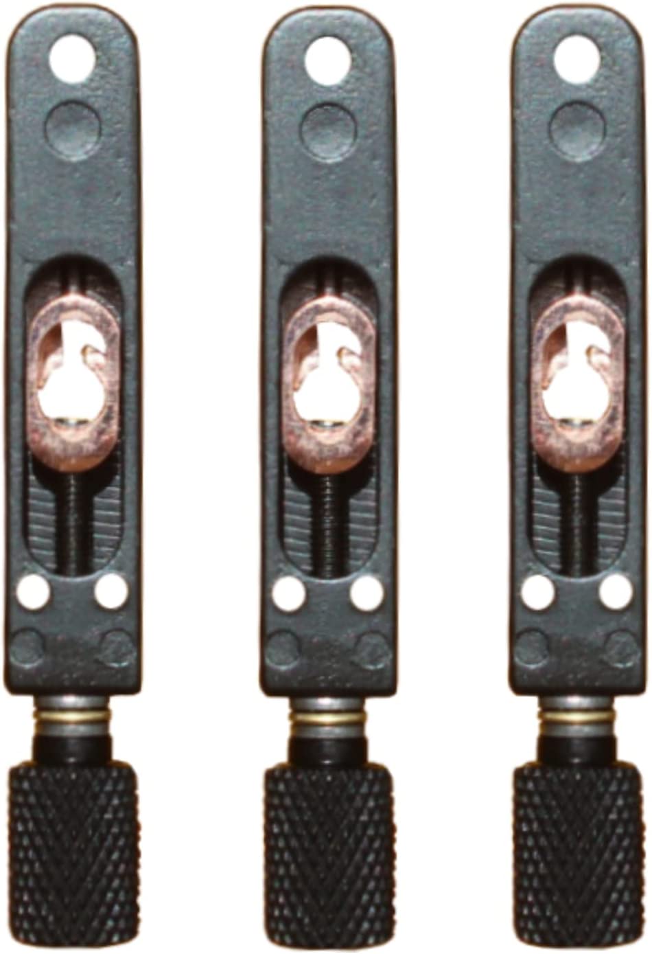 Batking Fixed Bridge Electric Travel Guitars Brass Bridges Fit to for 8 Strings Headless Guitar(HB11)