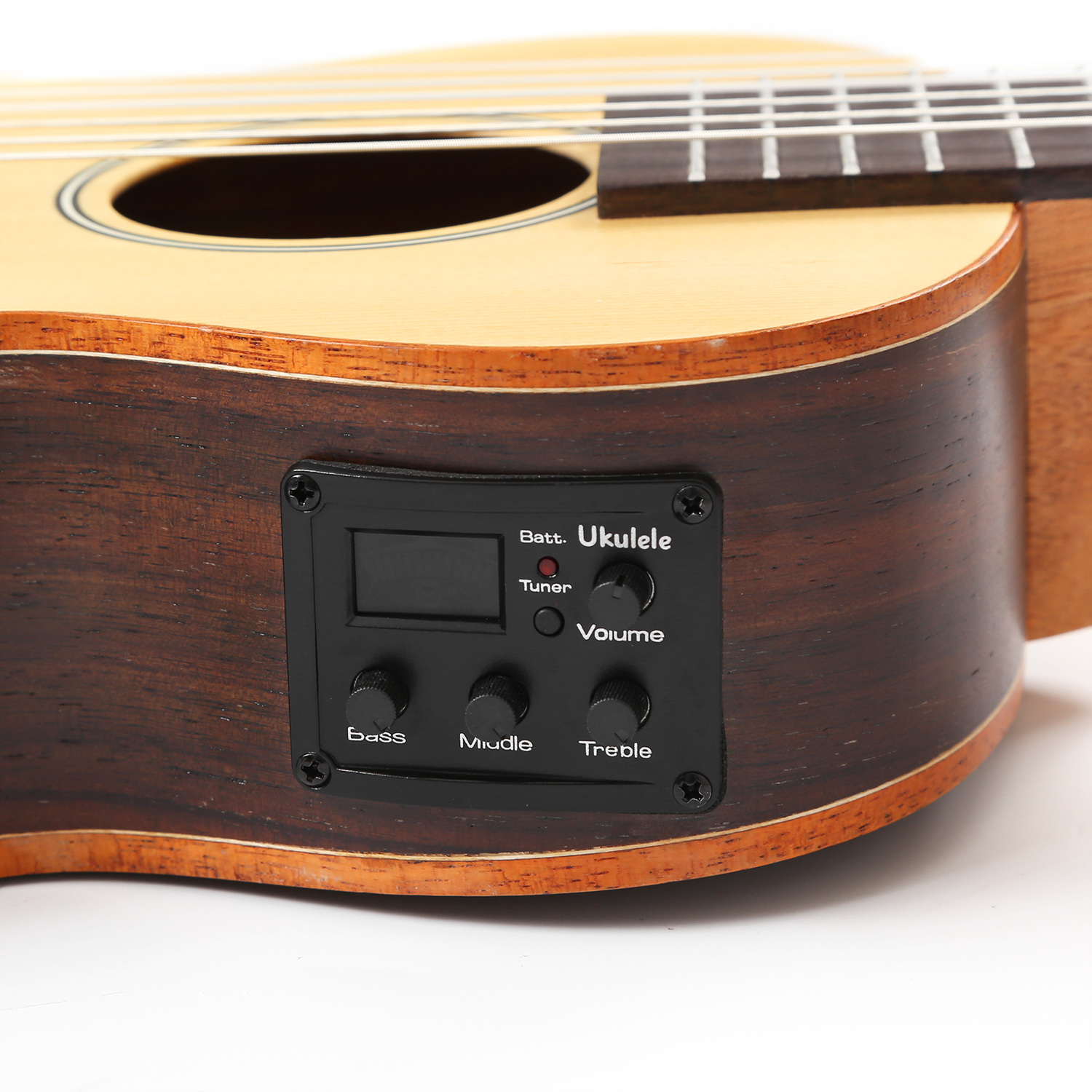 New 28 Lefthand Guitalele 6 String Ukulele with Mini Travel Guitar Bag(UKG 02L)