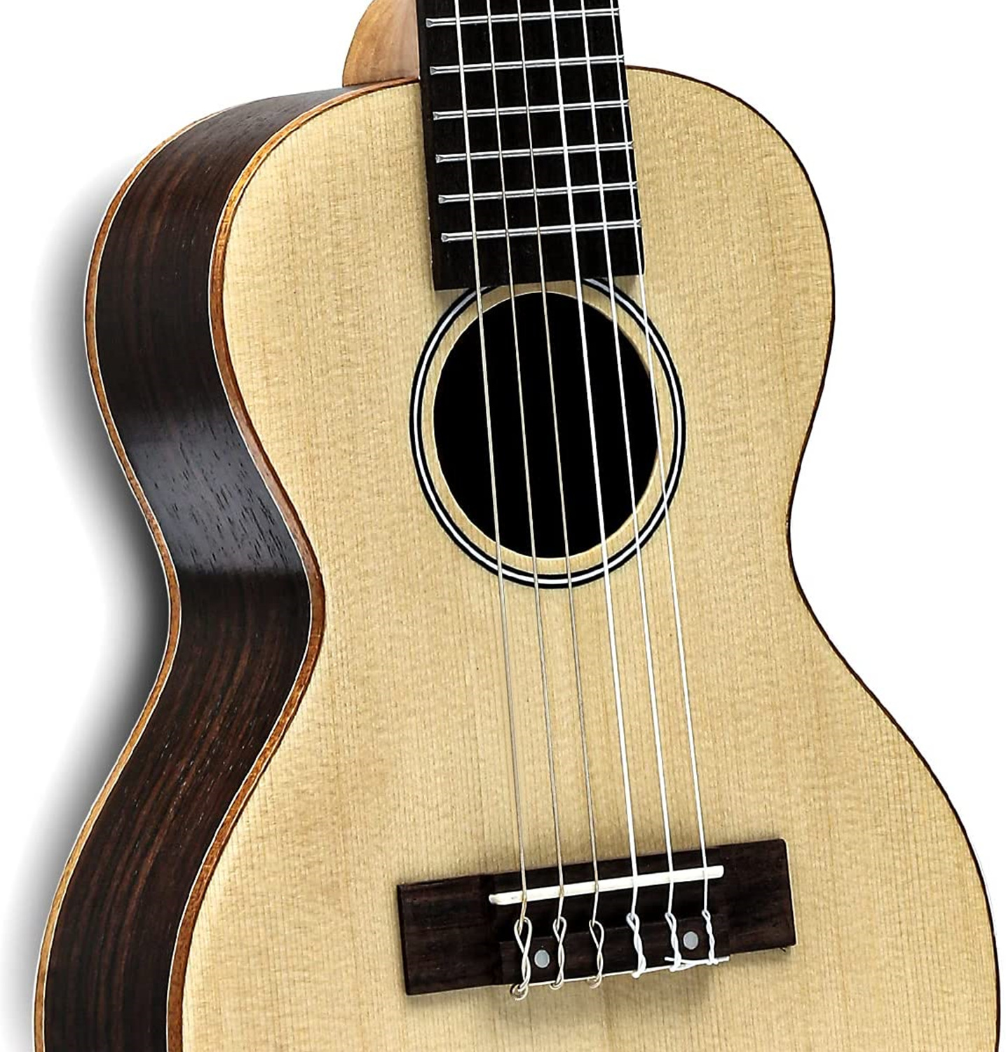 New 28 Guitalele 6 String Ukulele with Mini Travel Guitar Bag(UKG 02)