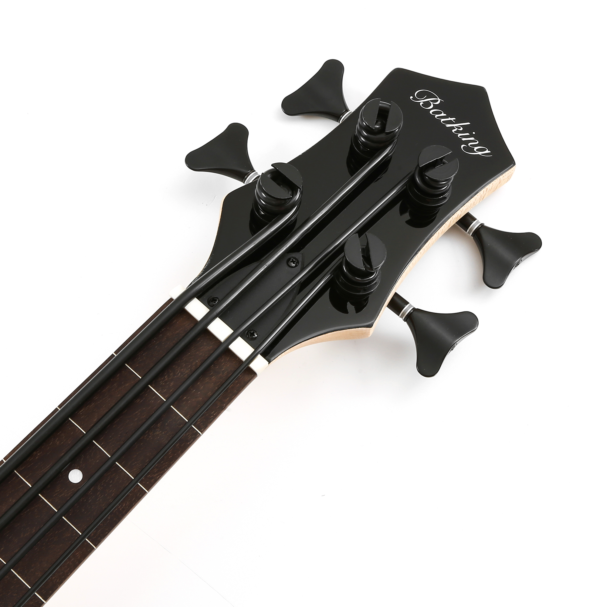 MiNi 4string only fret line ukulele electric bass without fret with black color (UBB 004)