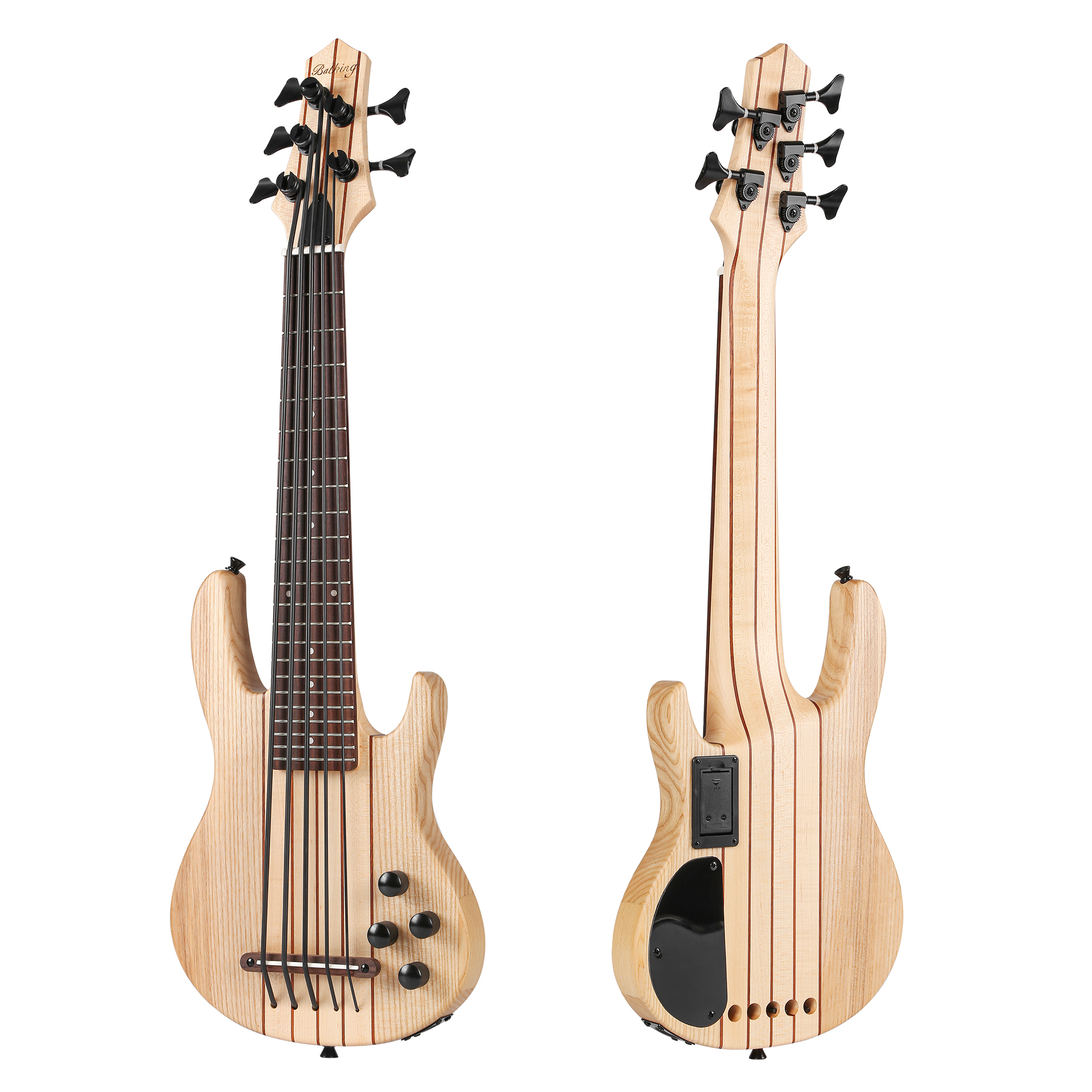Batking Electric Ukulele Bass MiNi 5 String Ukulele Electric bass with Gig bag(UBN 05)