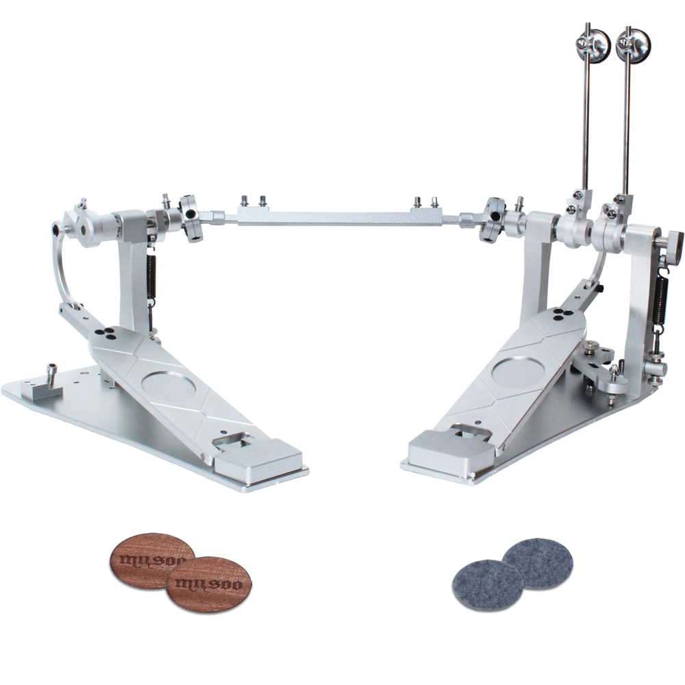 Batking Bass Drum Double Pedals with Hammers Aluminum alloy DP01