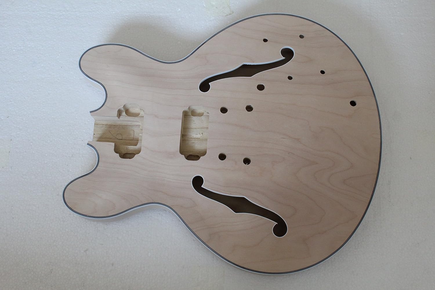Project electric semi hollow jazz guitar kit with all parts(GK12)