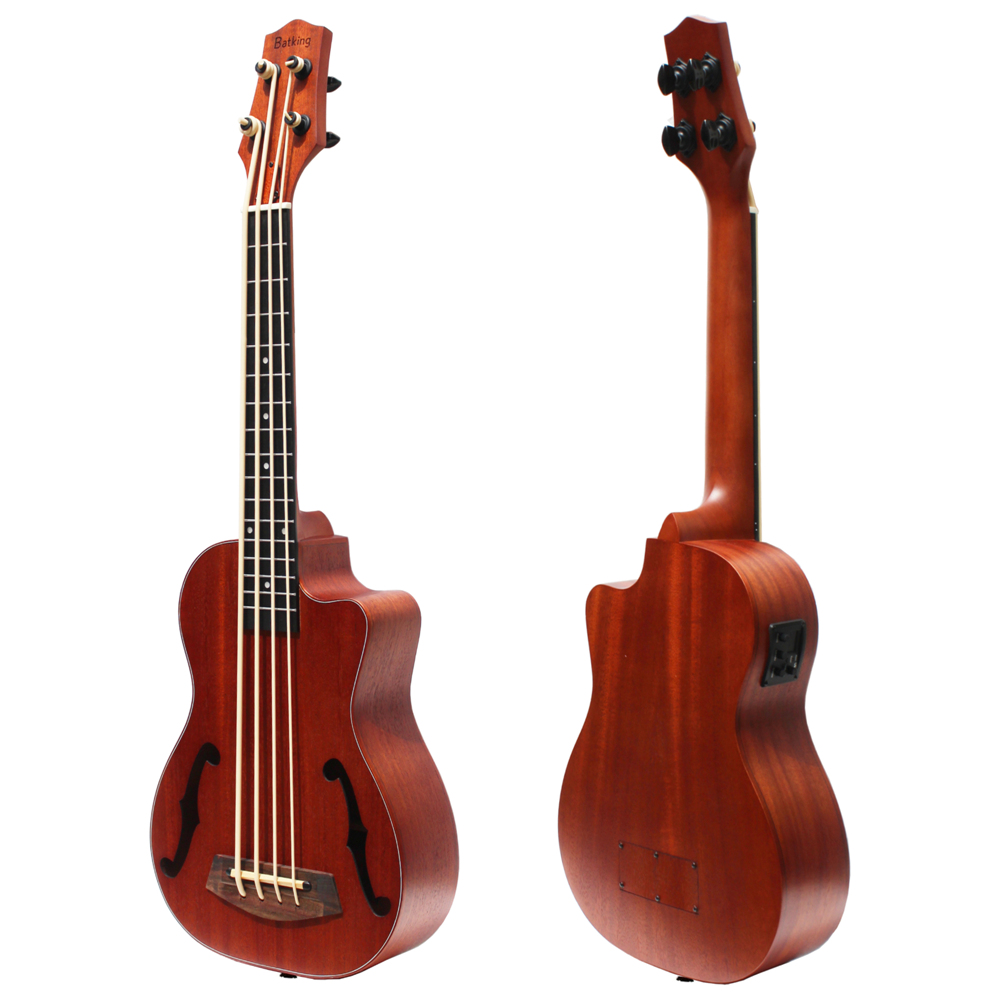 Ukulele Bass mahogany 4 strings Instruments Ukelele Bass with EQ (UBB04)