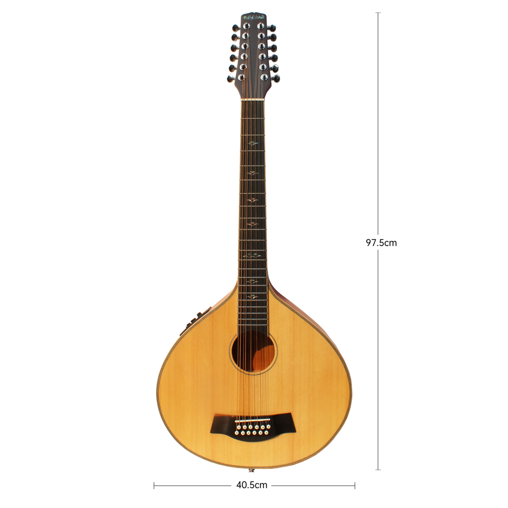 Bouzouki 12 Strings Bouzouki Guitar with EQ (12 Strings)