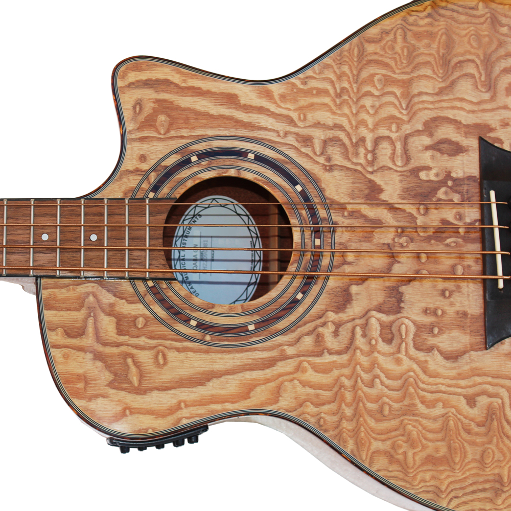 Batking Acoustic Electric Bass Guitar 41 Cutaway Electric Acoustic Bass 4 Strings MG544