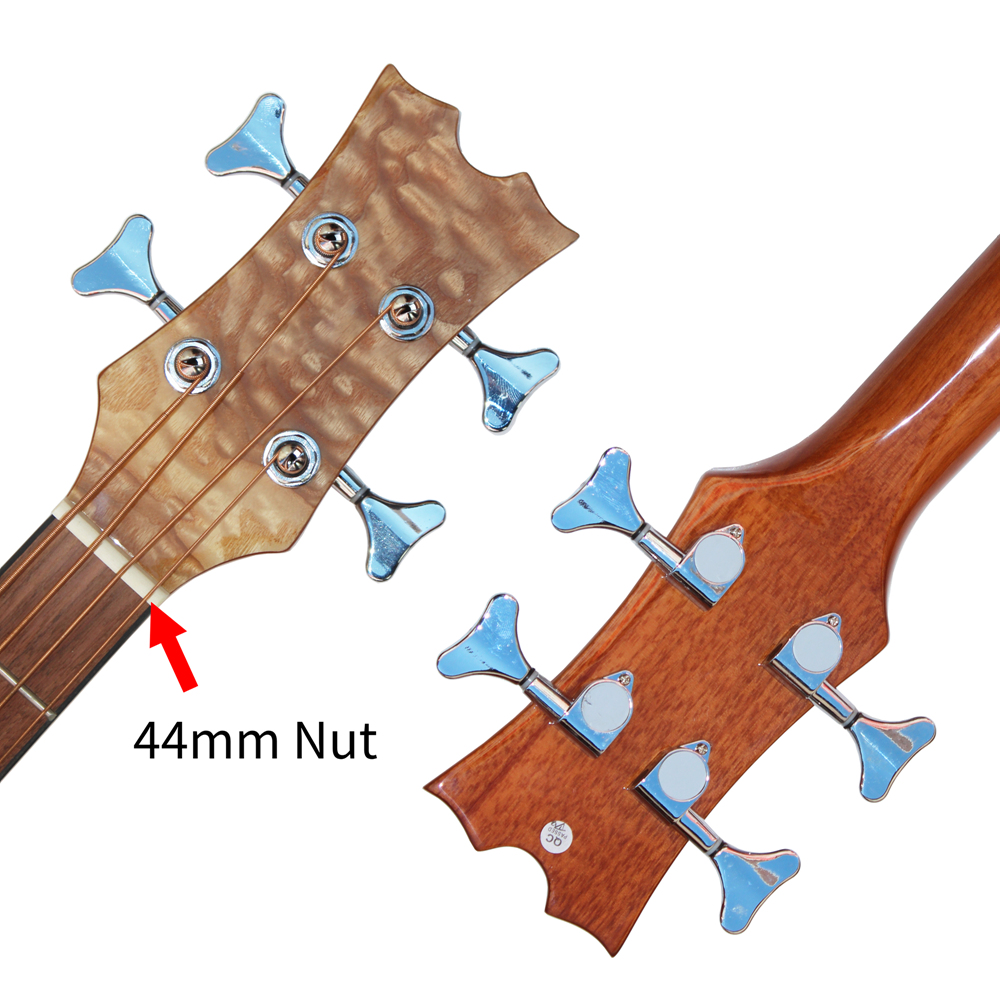 Batking Acoustic Electric Bass Guitar 41 Cutaway Electric Acoustic Bass 4 Strings MG544