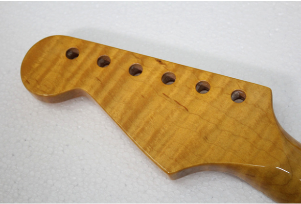 21 FRET electric One Pc flame maple guitar neck