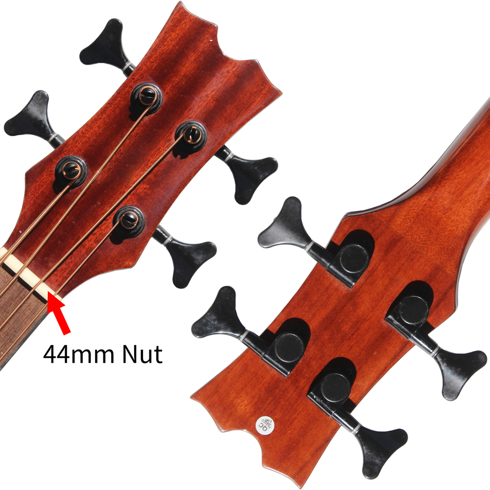 Batking Acoustic Electric Bass Guitar 41 Cutaway Electric Acoustic Bass 4 Strings MG545