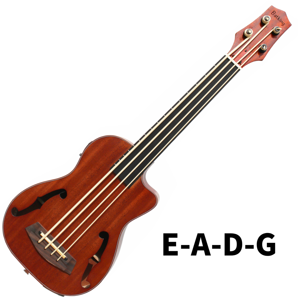 Ukulele Bass mahogany 4 strings Instruments Ukelele Bass with EQ (UBB04)
