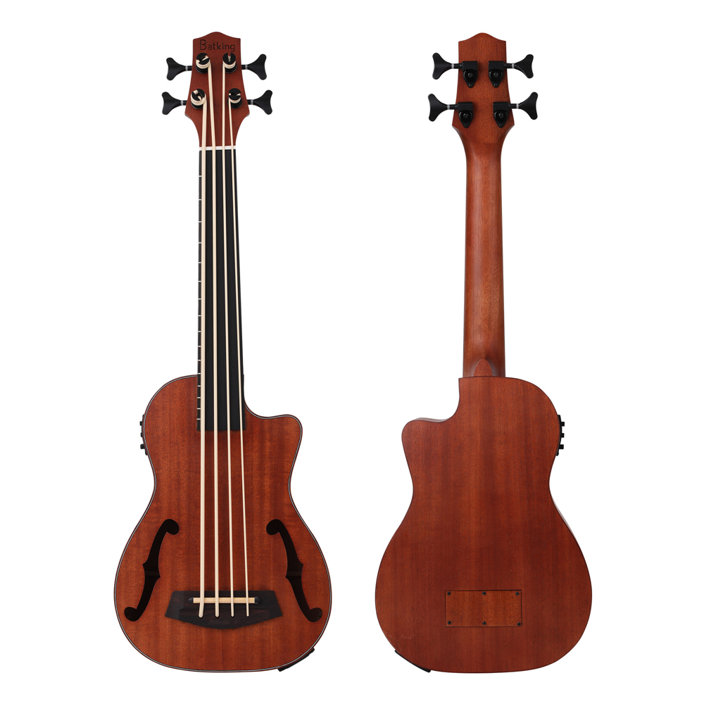 Ukulele Bass mahogany 4 strings Instruments Ukelele Bass with EQ(UBB03)
