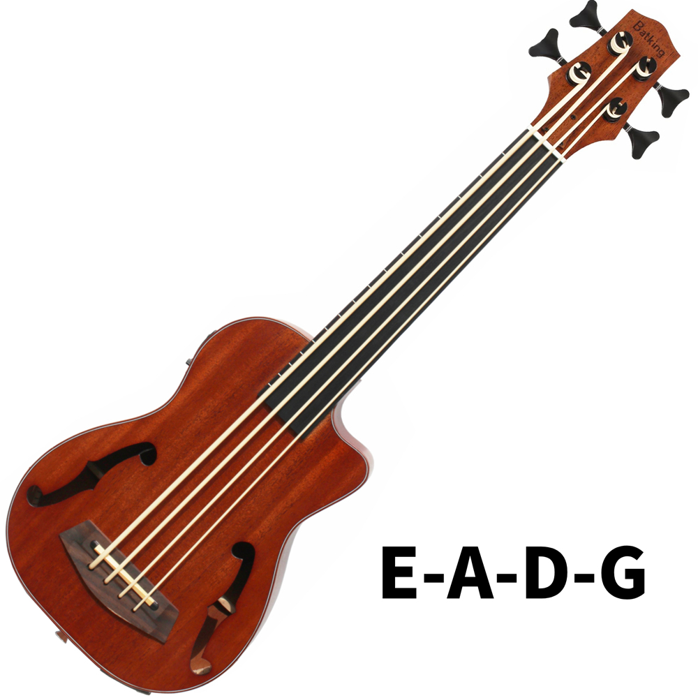 Ukulele Bass mahogany 4 strings Instruments Ukelele Bass with EQ(UBB03)