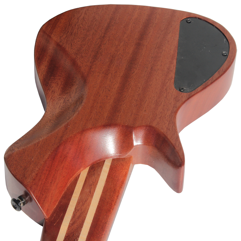 Batking Mini Ukulele Bass Electric Ubass 5 String Fretless Bass Ukelele with Gig bag