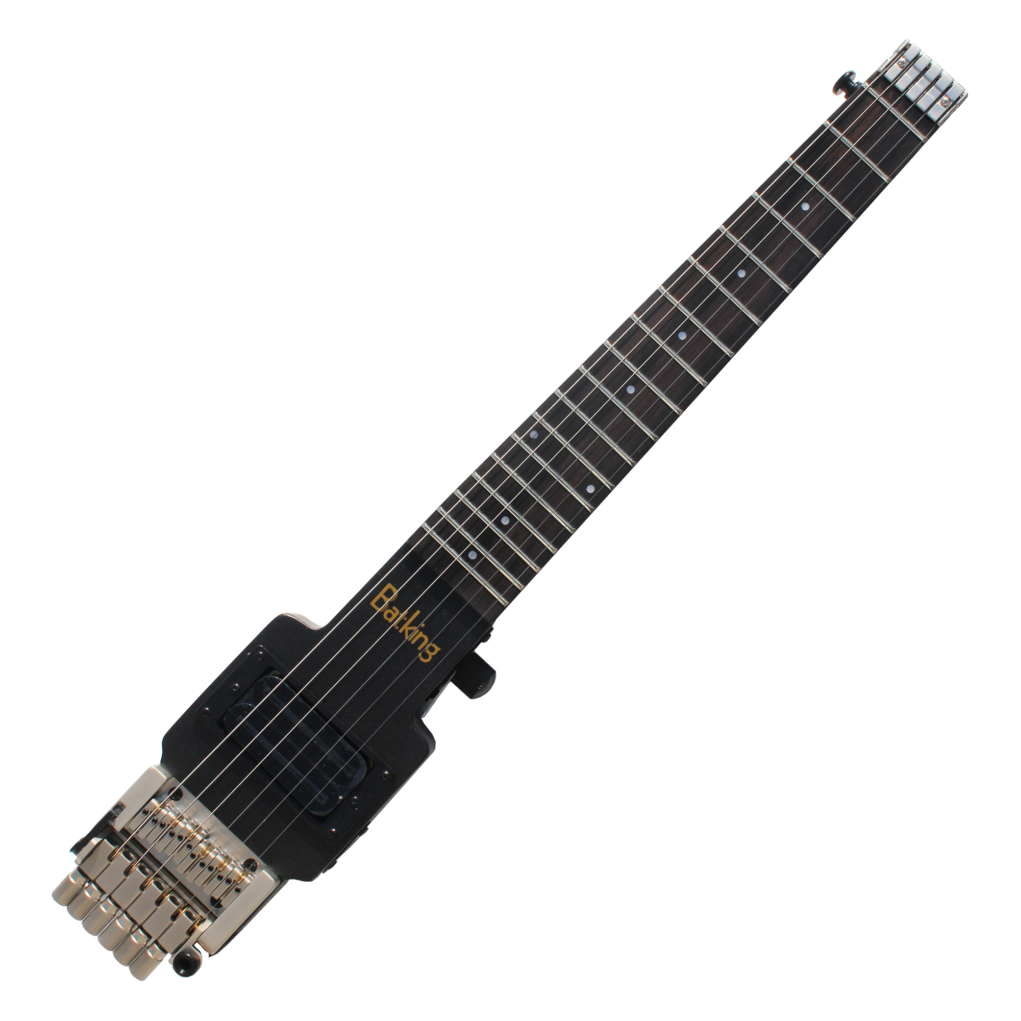 Electric Mini Travel Headless Guitar With Tremolo Canadian Maple Body With Padded Bag Push Pull Switch(TGH 05)
