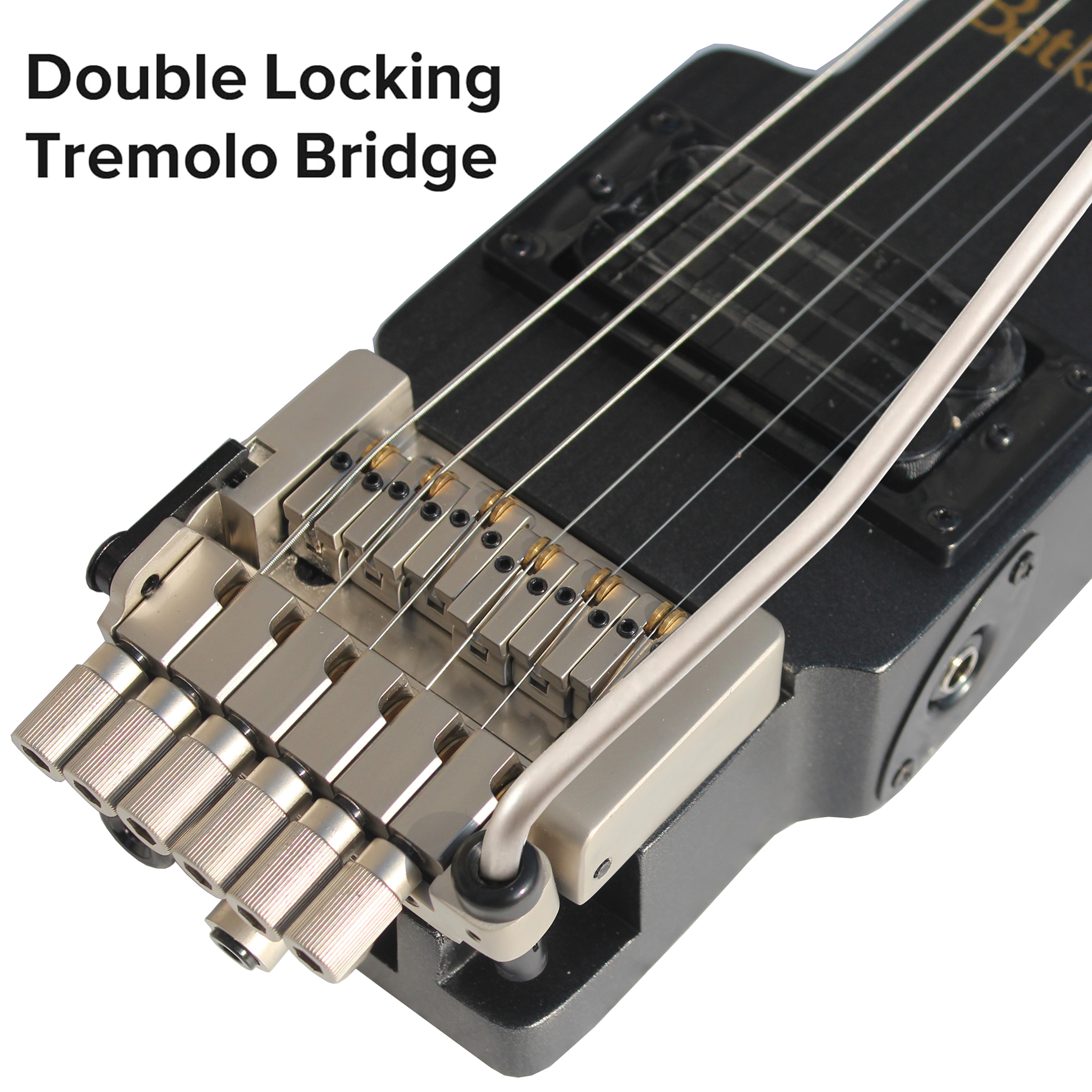Electric Mini Travel Headless Guitar With Tremolo Canadian Maple Body With Padded Bag Push Pull Switch(TGH 05)