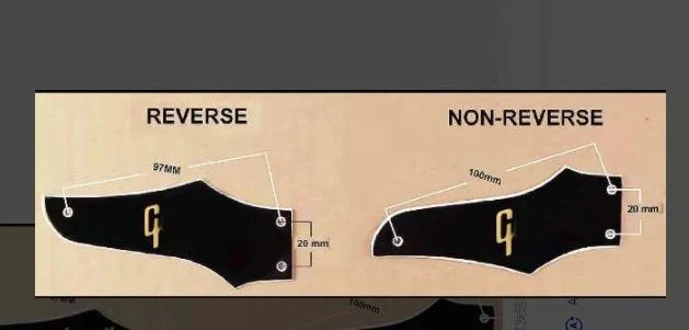 Left hand fir black with gold color Truss Rod Cover Fit Electric Bass
