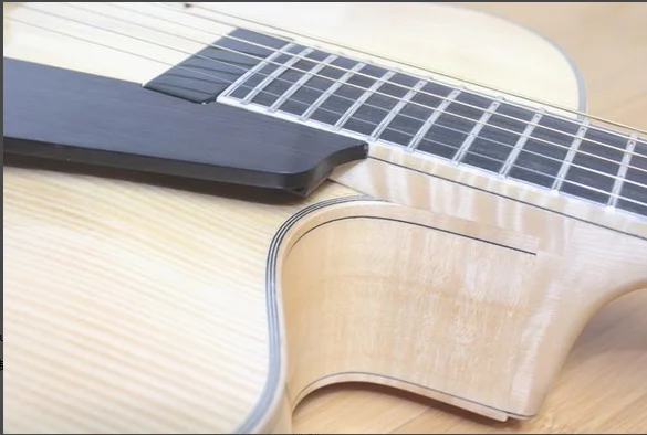 Pickup with ebony pickupguard with 1 Volume and 1 Tune for knobs