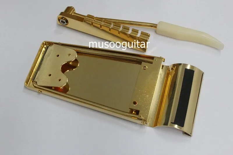 Long Verson Maestro Vibrola left hand Tremolo from Korea In Gold