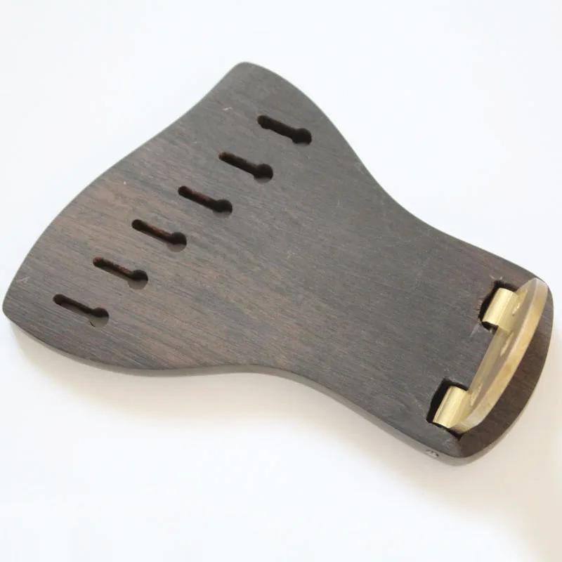 Solid short ebony tailpiece for archtop guitar