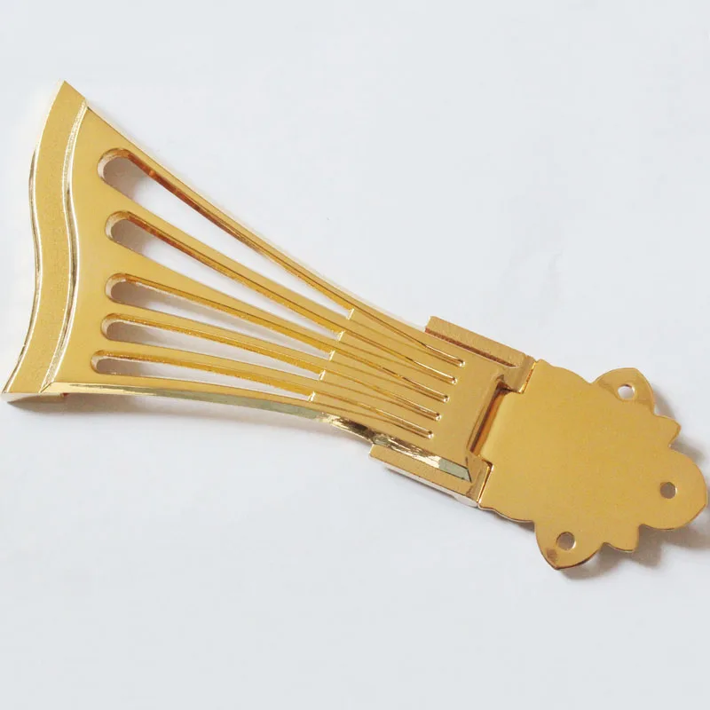 New brand comtemprary designed hollow body tailpiece 50m m string pitch in gold