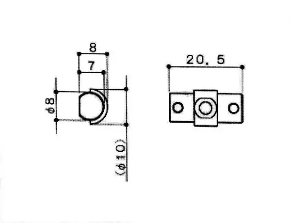 Gotoh Wilkinson BRASS SWIVEL Guitar Bridge Saddles for TL