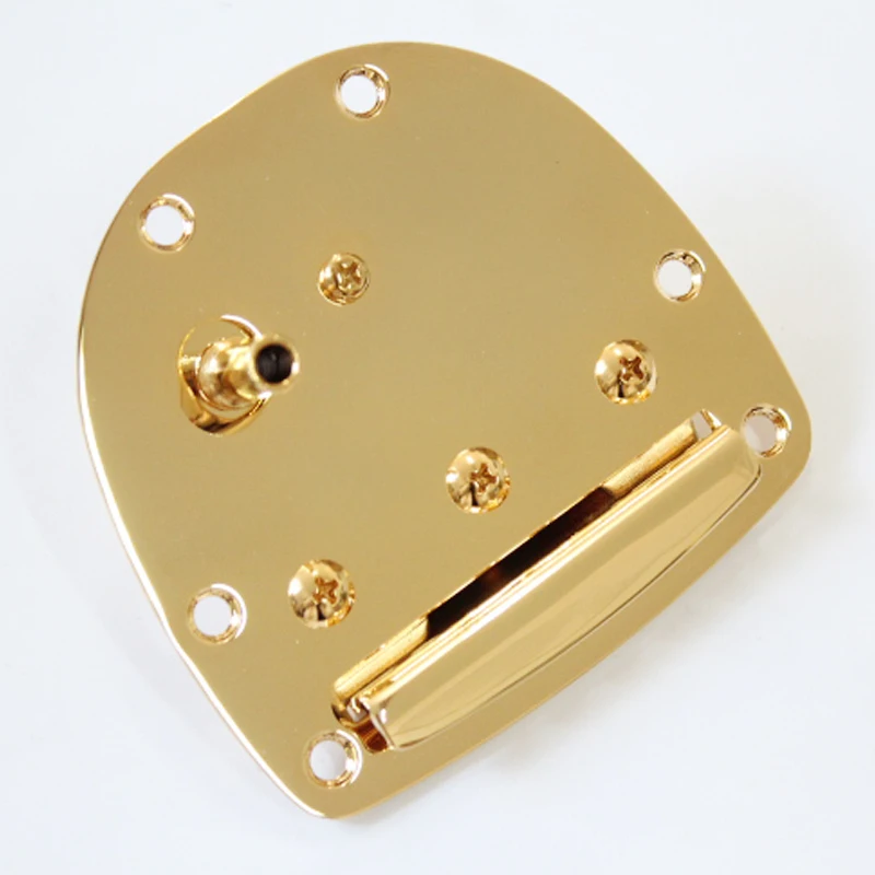 NEW Jazzmaster Jaguar Gold Left Hand TREMOLO Tailpiece Bridge Guitar Vibrato  Whammy
