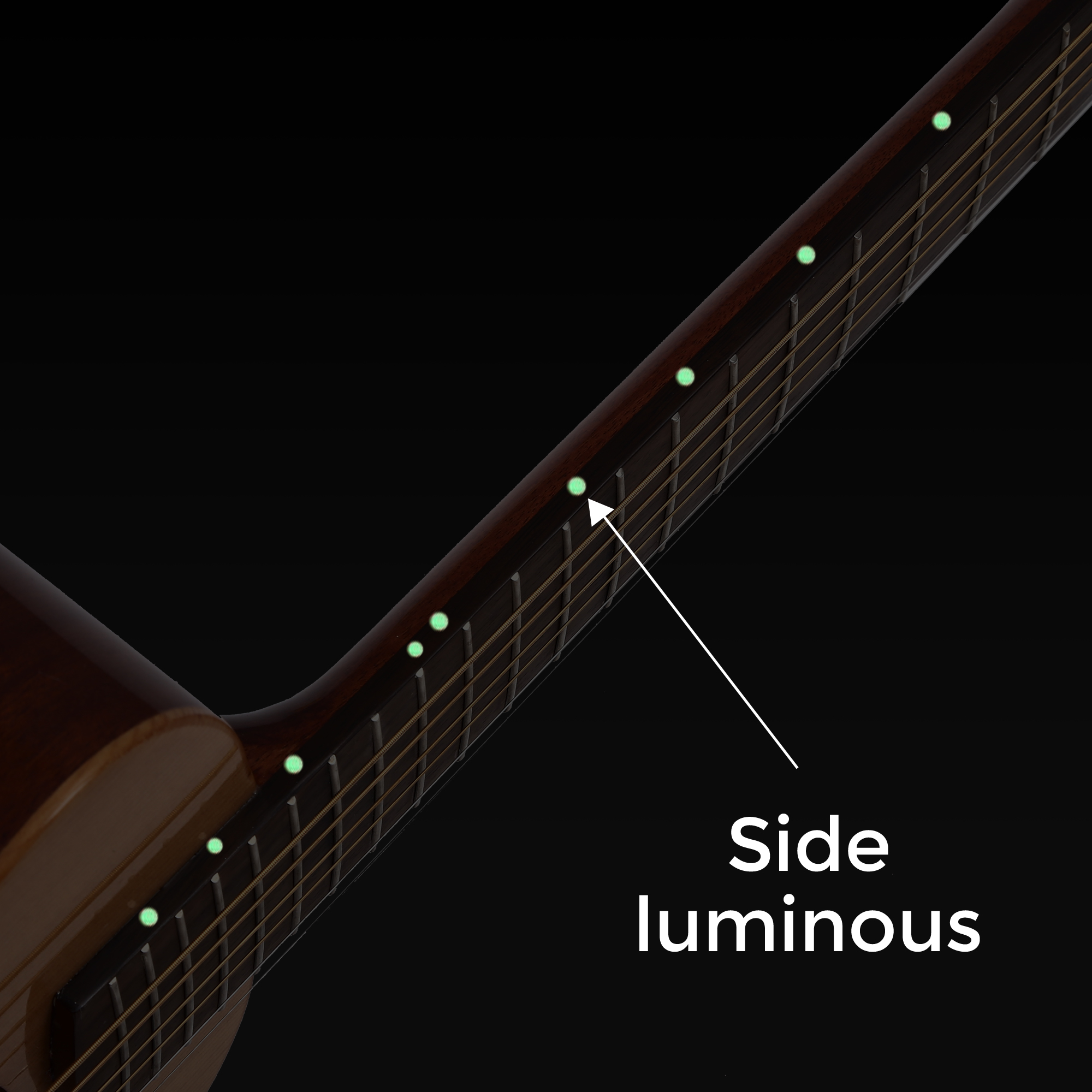 30inch Solid Mahogany Top Mini Acoustic Guitar High Tone Travel Guitar With Gigbag